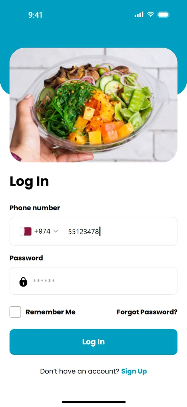 Phone first, with a country code, as people in the Gulf expect.