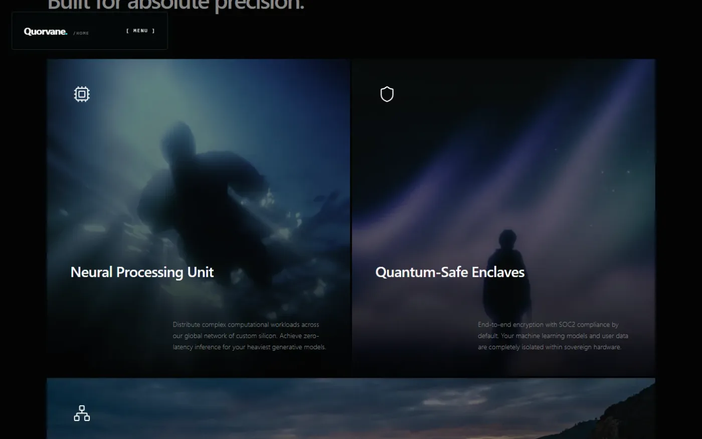 Further down the home page.